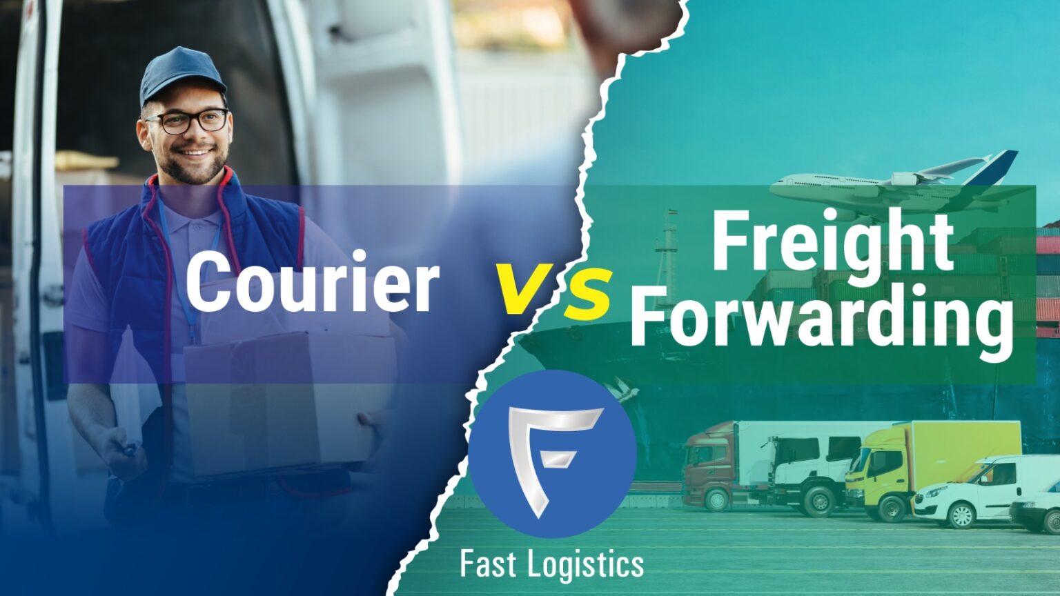 Courier vs Freight Forwarding