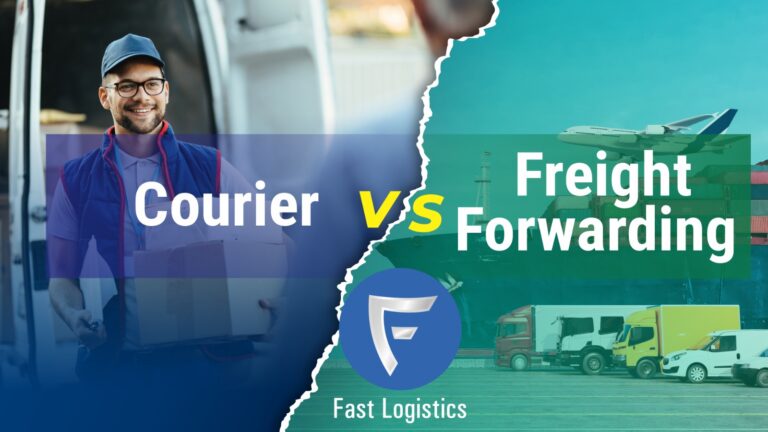 Courier vs freight forwarding
